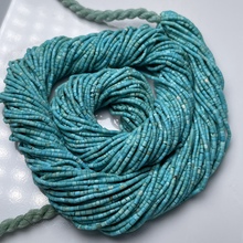 天然绿松石小桶珠圆管隔片阿富汗青金石1MM算盘飞碟项链散珠DIY