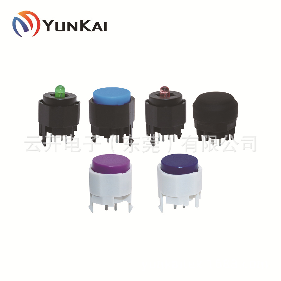CK K12系列 多规格 两脚/四脚/带防水帽 无灯/带灯按键开关