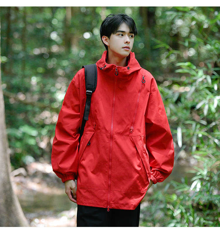 Autumn New Outdoor Mountaineering Clothing Waterproof Stormtrooper and Women's Same Style Multi Zipper workwear Jacket_voghion.com