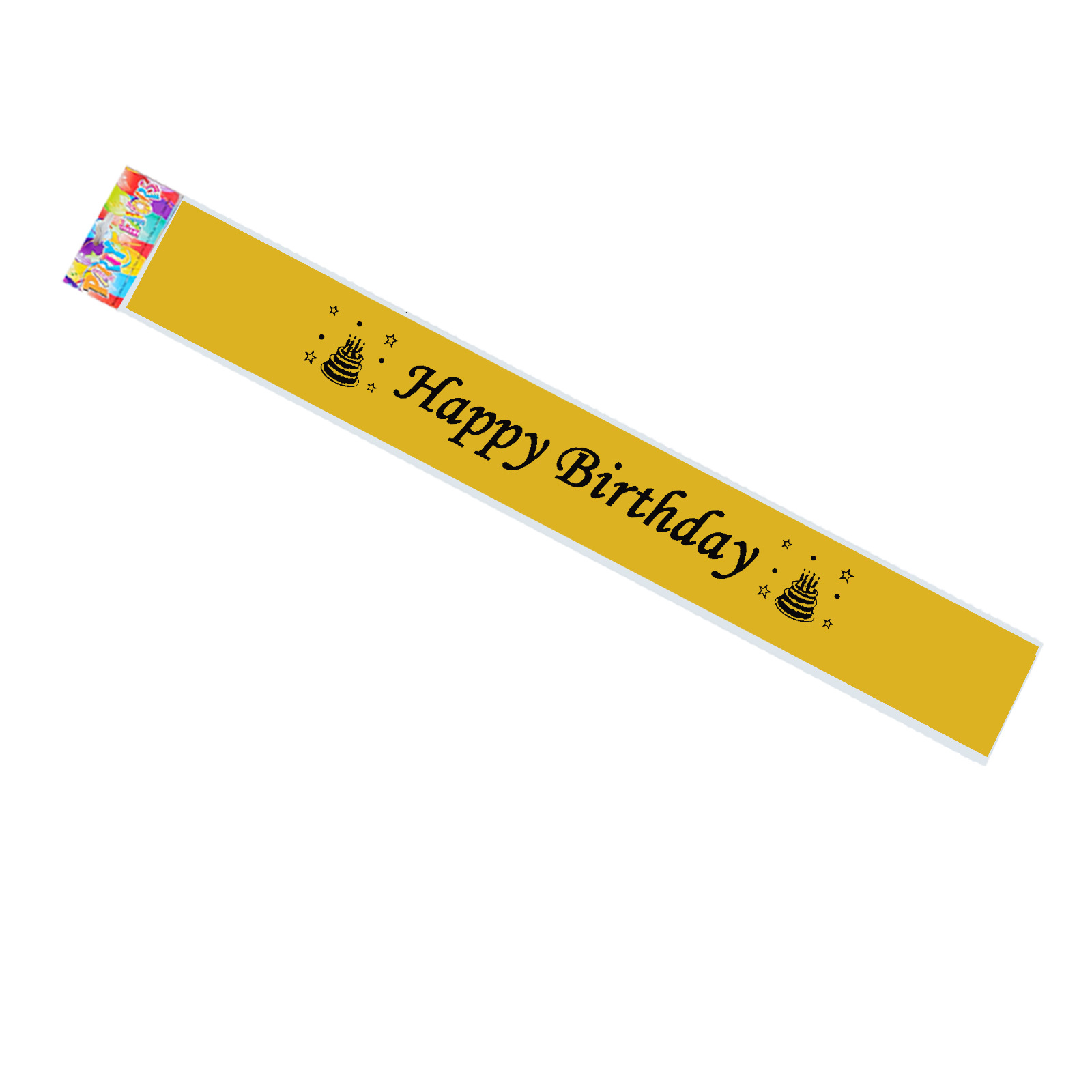 Feliz cumpleaños impresión de serigrafía inglesa correa de hombro para fotos accesorios suministros de fiesta transfronterizos varios estilos de venta transfronterizas