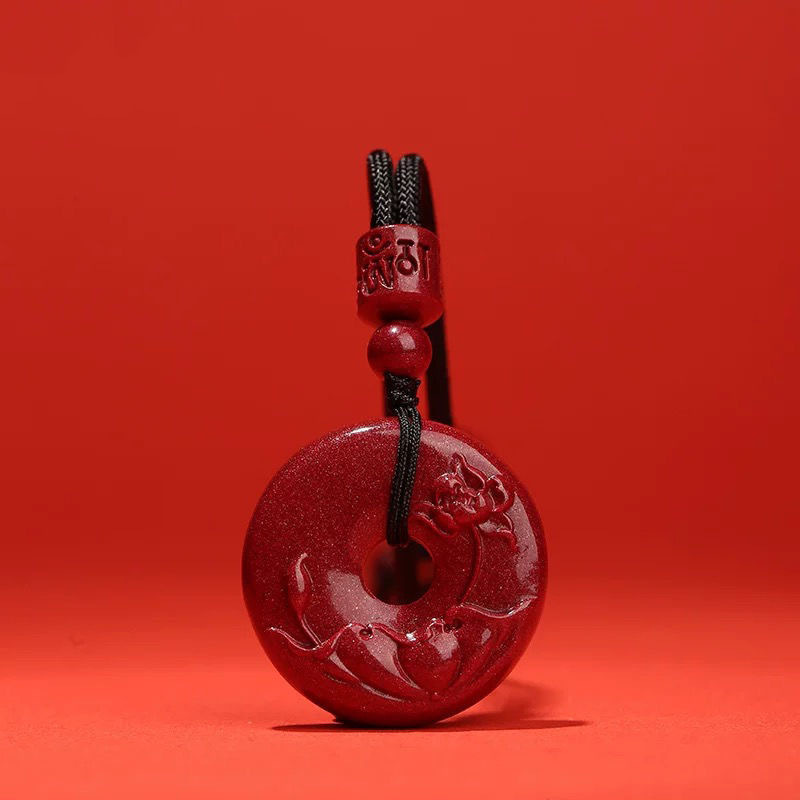 紫金砂朱砂蓮の花は無事にペンダントを掛けます。