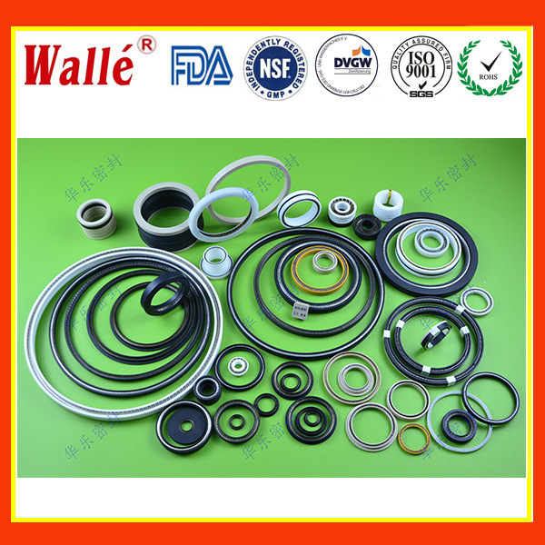 自紧式唇型密封圈 PTFE油封密封圈 无油自润滑油封密封件