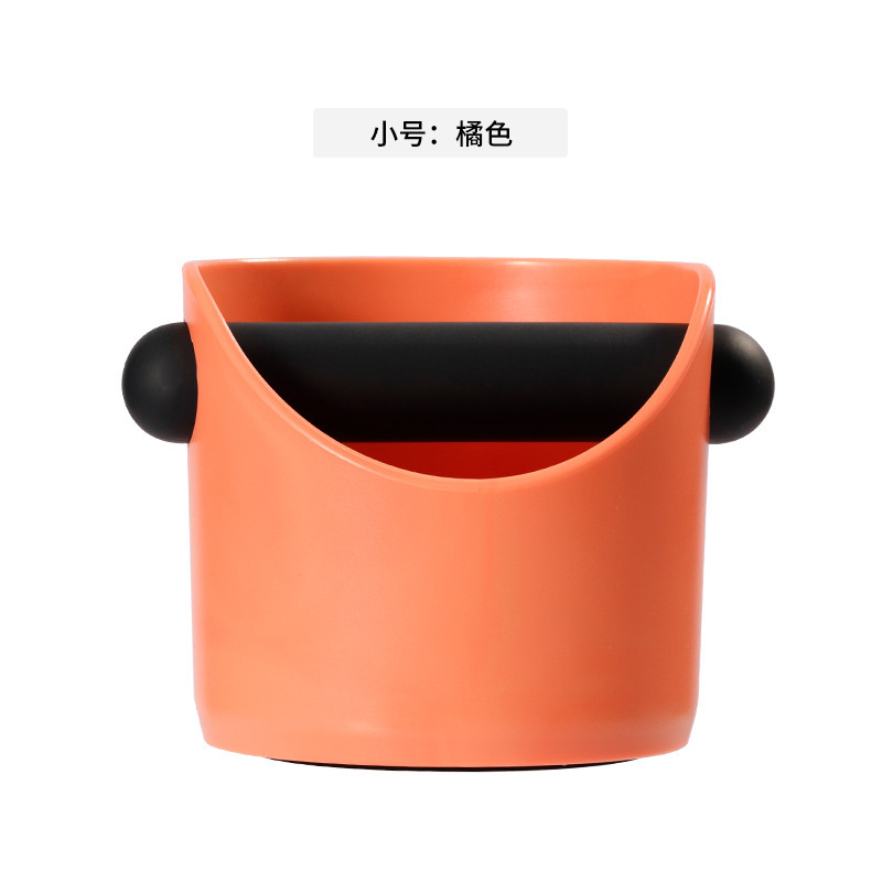 半自動コーヒーマシンミニパウダー樽叩きかすボックス厚いプラスチック家庭用コーヒー円形パウダーバケツ収納ツール|undefined