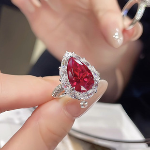 ׿֮���錚2025�ﶬ�¿�S925�y������Ѫ�t8*12mmˮ�μt����ֱ����