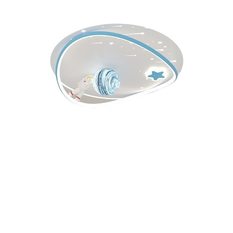 [Seleccionado cuidadosamente] Lámpara de techo de habitación para niños Lámpara de techo lunar creativa Lámpara para niños de dibujos animados de protección ocular de espectro completo