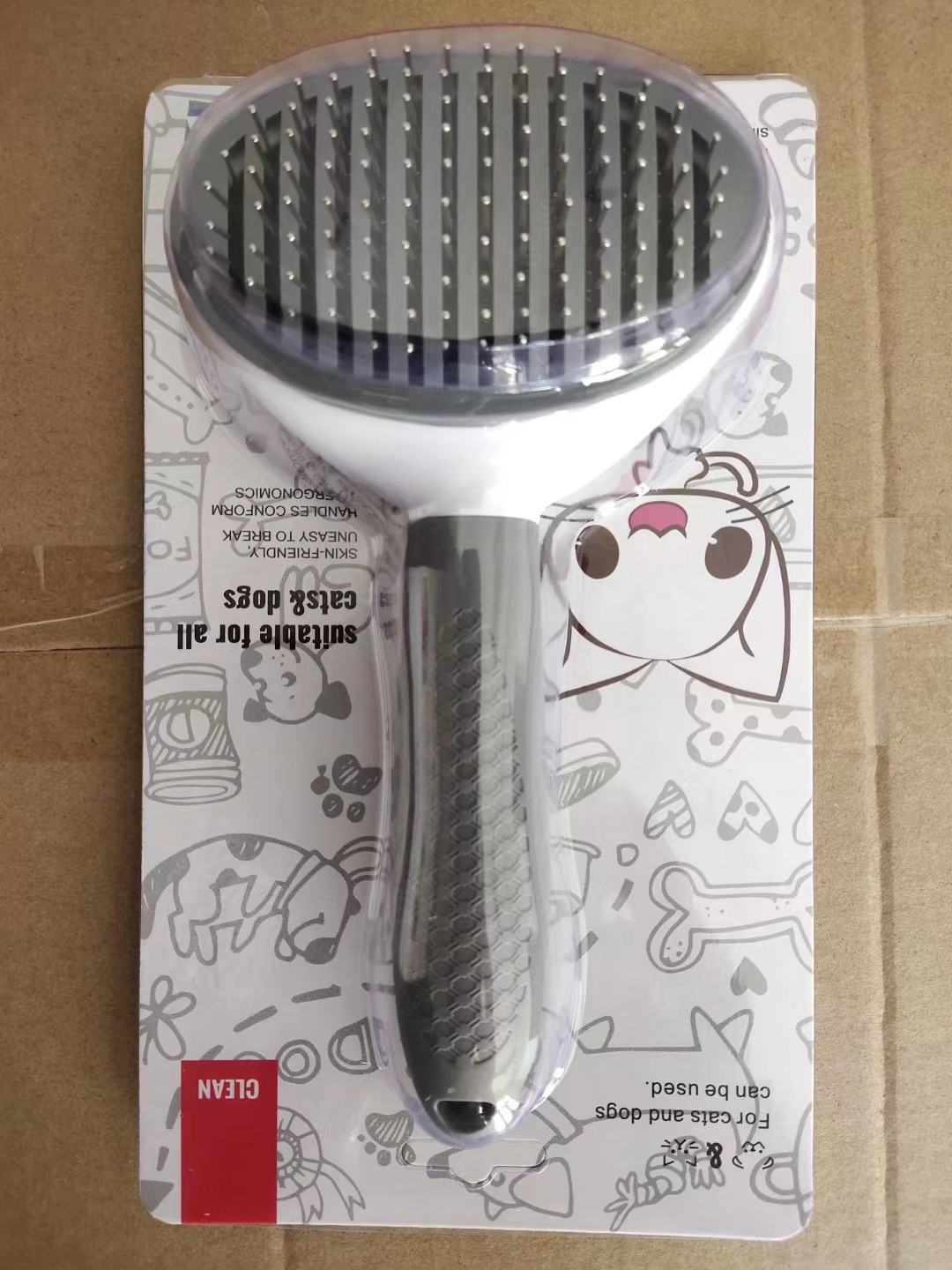 새로운 빗 두꺼운 바늘 회색