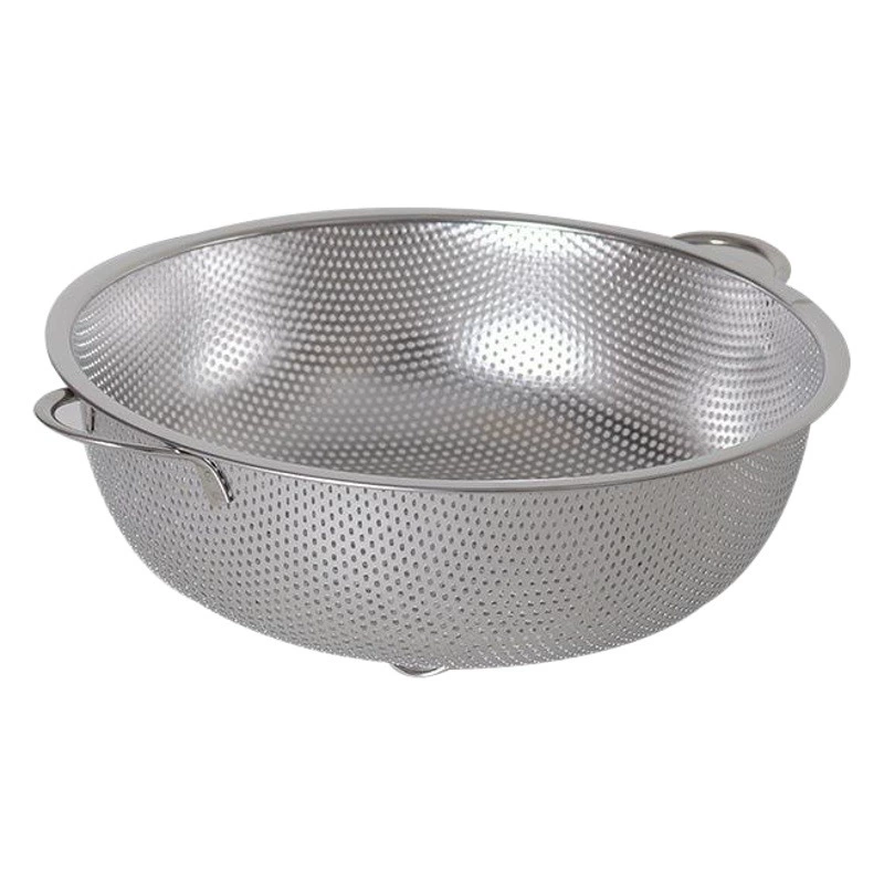 Сливной таз из нержавеющей стали бинауральная Заводская корзина с прямым плотным отверстием многоцелевая кухонная корзина для мытья риса и овощей в наличии оптом