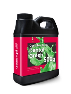 Phrozen Dental Casting Resin 500g Low Shrinkage Dental Mold 3D Printing Photosensitive Resin