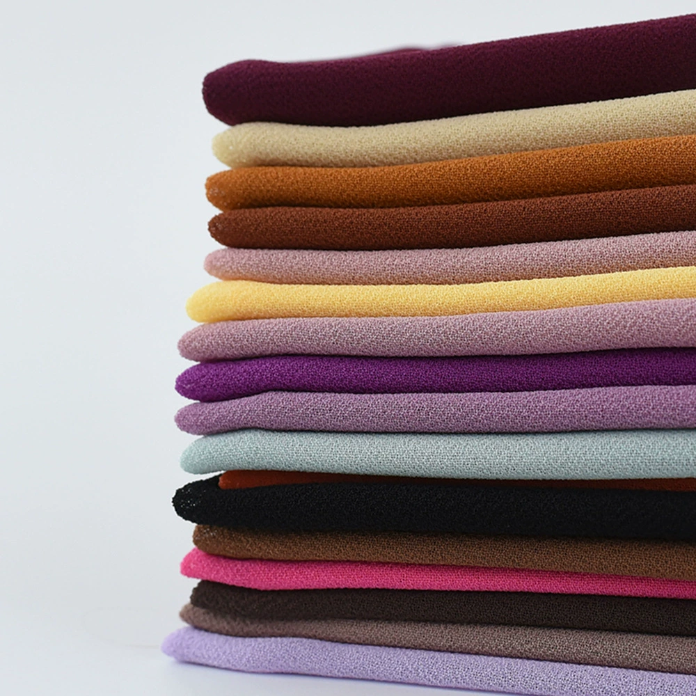 Шифоновый шарф (JJ SCARF) женский 70×180 см, 75D легкий длинный шарф с жемчужной фактурой