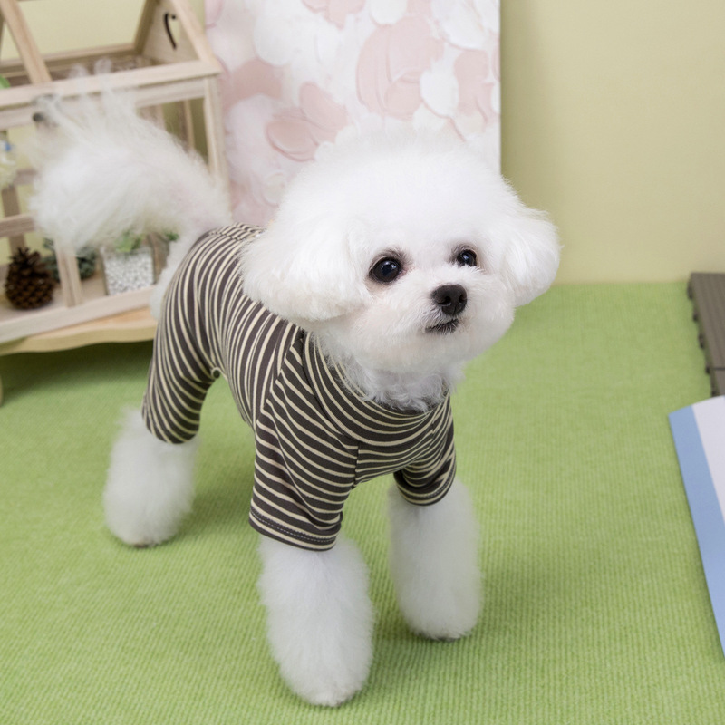 狗狗衣服宠物服装小型犬猫咪秋冬保暖舒适25德绒抽绳四腿家居服|undefined