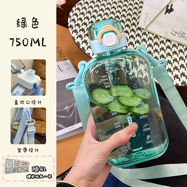 Green sticker, glass, 750 ml