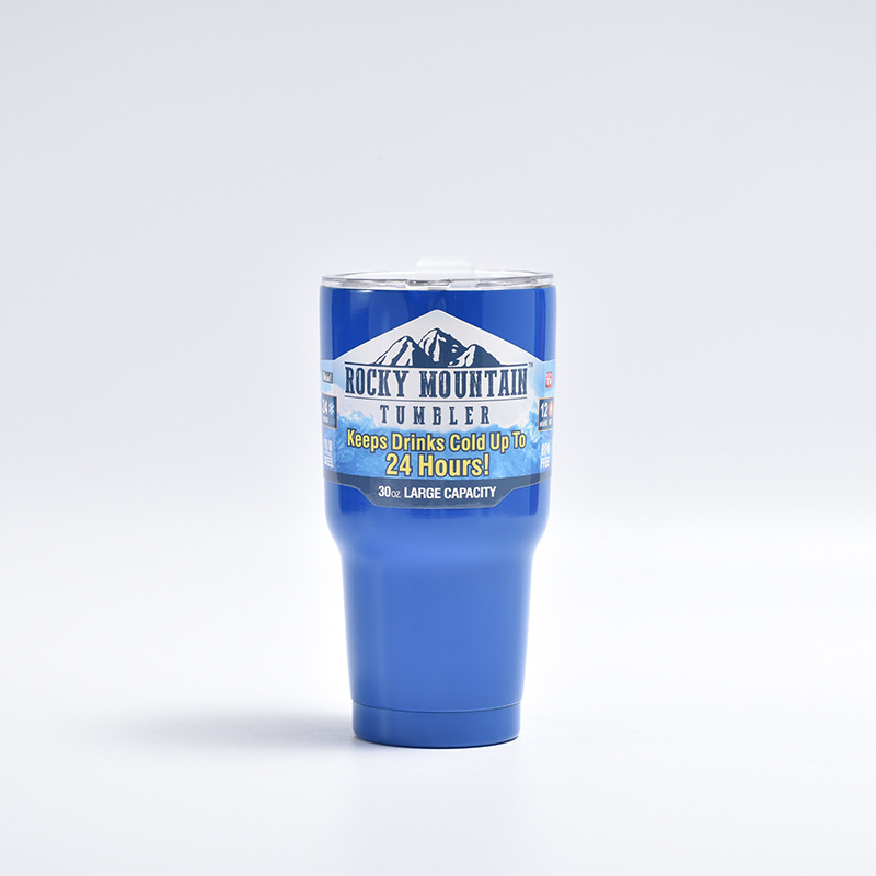 Verano caliente frío-mantenimiento taza de helado europeo y americano 30oz taza de coche 304 de acero inoxidable vacío termo taza al por mayor