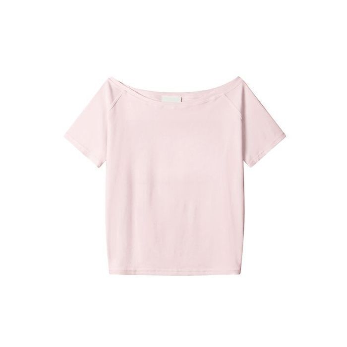 ドロップシッピングオフショルダー半袖レディース Tシャツワンショルダー 2025 新しい女性のルーズレイジーリラックスオフショルダートップ|undefined