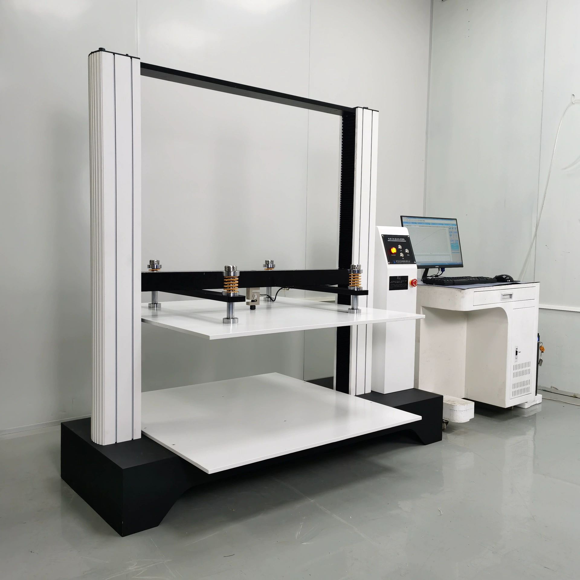Коробка машины испытания обжатия коробки компьютера штабелируя испытание давления подшипника испытания давления молока испытания упаковывая