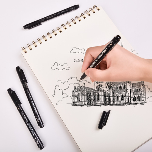 Guangna 8050 needle pen ink pen waterproof quick-drying watercolor sketch animation pen line drawing brush wholesale