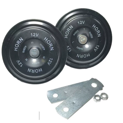 P02 12V Car, Electric Car horn/tweeter - black