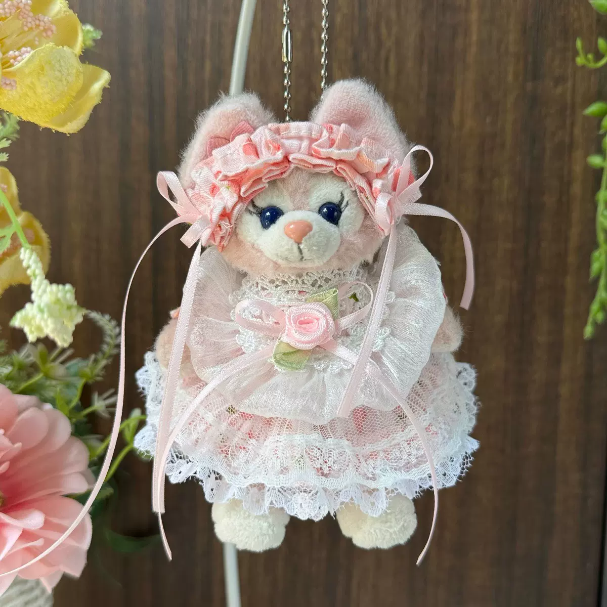 原创星黛露玲娜贝儿挂件着替娃衣冰箱贴钥匙扣小粉裙10cm娃衣套装