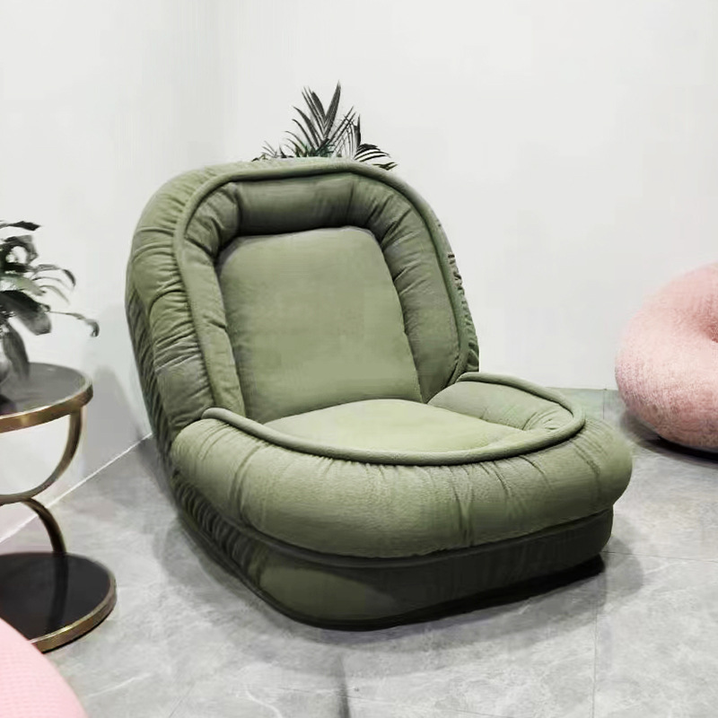 Human kennel lazy sofa Internet celebrity leisure single folding chair block sofa futon cushion home tatami Human kennel lazy sofa Internet celebrity leisure single folding chair block sofa futon cushion home tatami