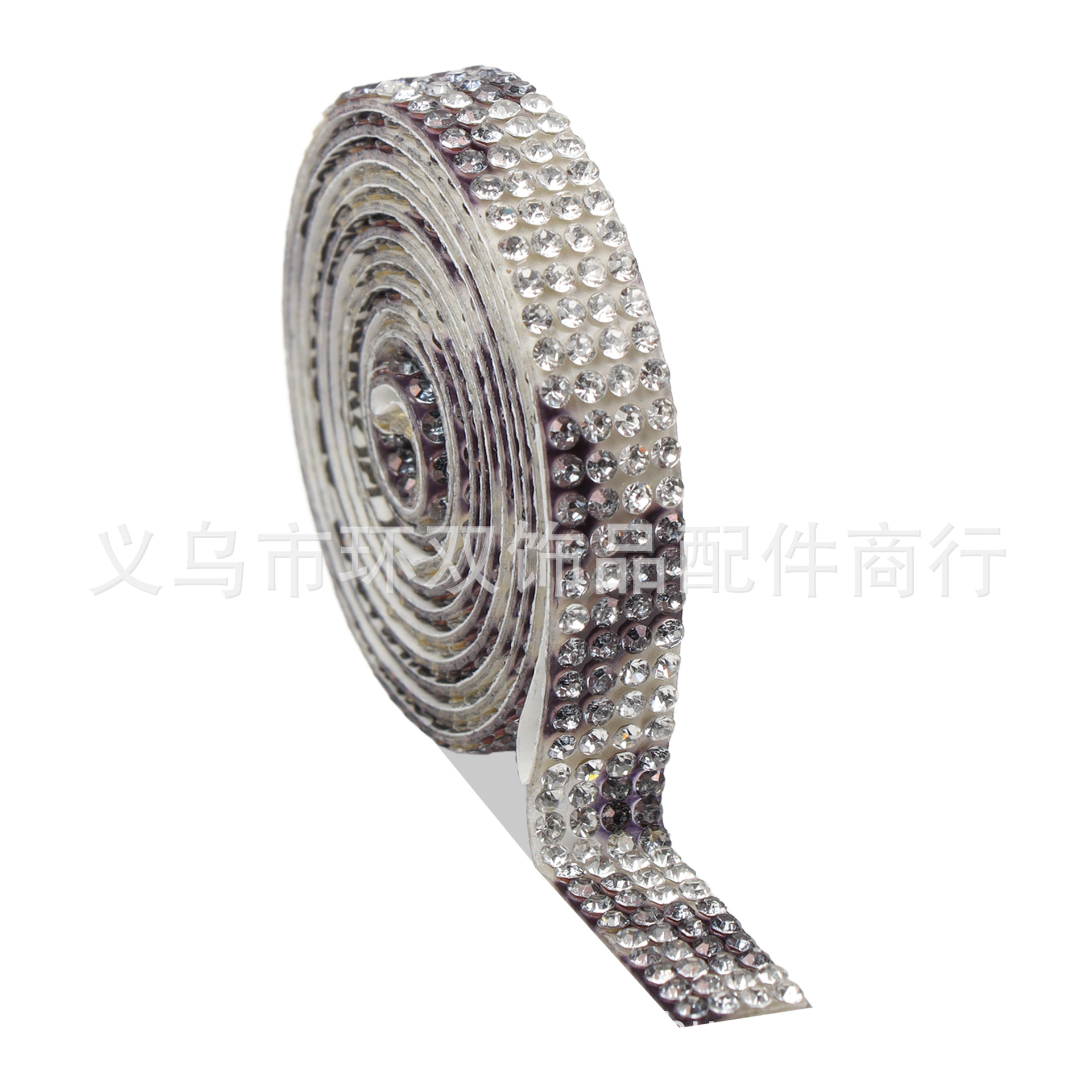 Código adhesivo de diamante de cristal, tira de diamantes de imitación, pegatinas de diamantes de flash autoadhesivas, accesorios de joyería, cinta de perforación autoadhesiva de bricolaje, accesorios de vestir image 19