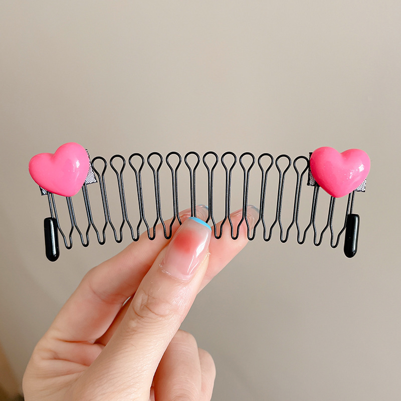 Cabello de la parte posterior de la cabeza de los niños, artefacto de acabado de cabello roto, peine de cabello tirado de pelo, peine de cabello roto, horquilla invisible, diadema, tocado