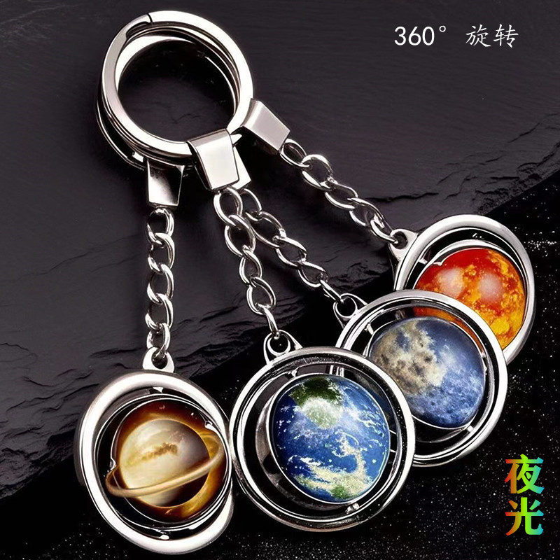 夜光太陽九大惑星土星太陽神の目のキーホルダー|undefined