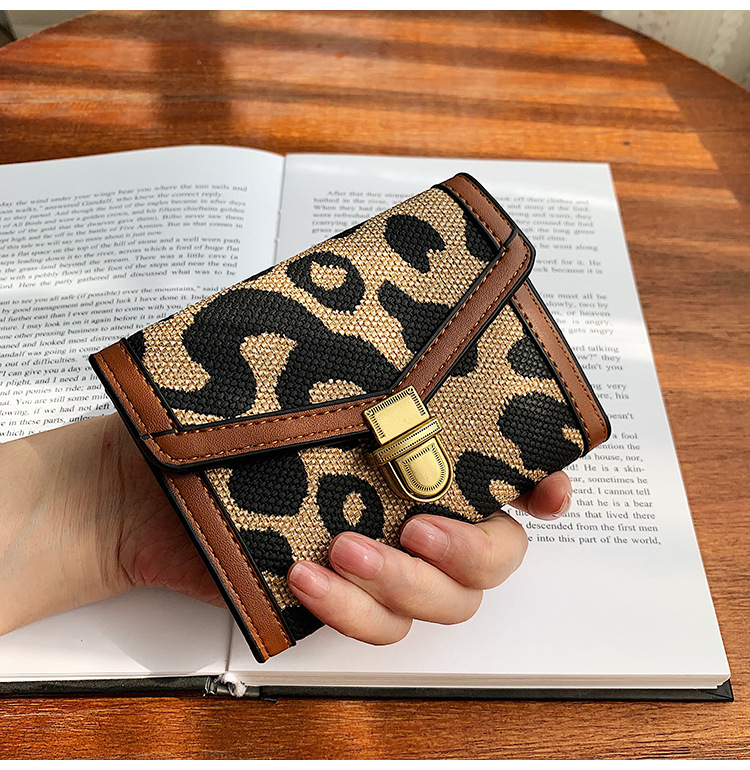 2021 wallet long buckle trifold leather bag Korean version of multicard clutch walletpicture14