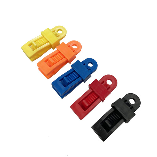 Outdoor camping tent windproof fixing plastic clip multi-functional tent hook awning clip camping accessories