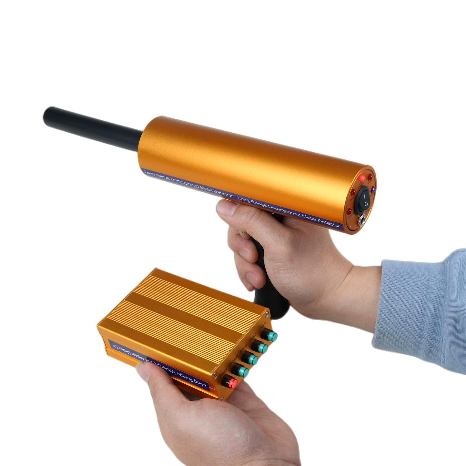 Deksa Бог Дистанционный подземный детектор металла высокой точности на открытом воздухе золото и серебро