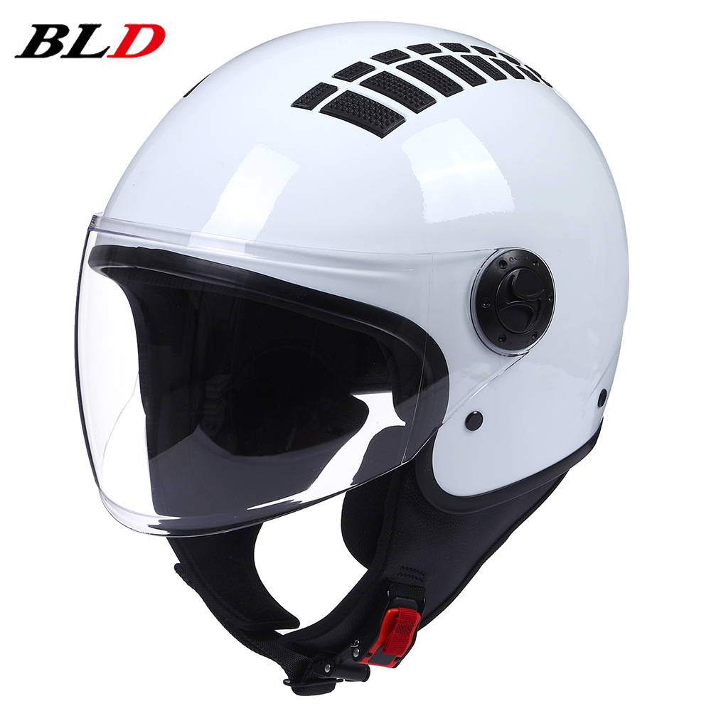 Retro Cruiser — Universal Motosiklet kaskı (dəbilqə) - white-s