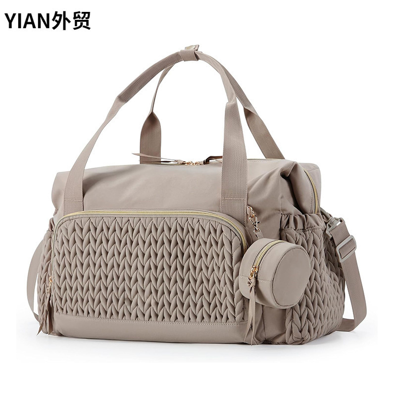 Amazon New Diaper Bag Handbag Large Capacity Travel Diaper Bag Delivery Hospital Bag with Pacifier Box