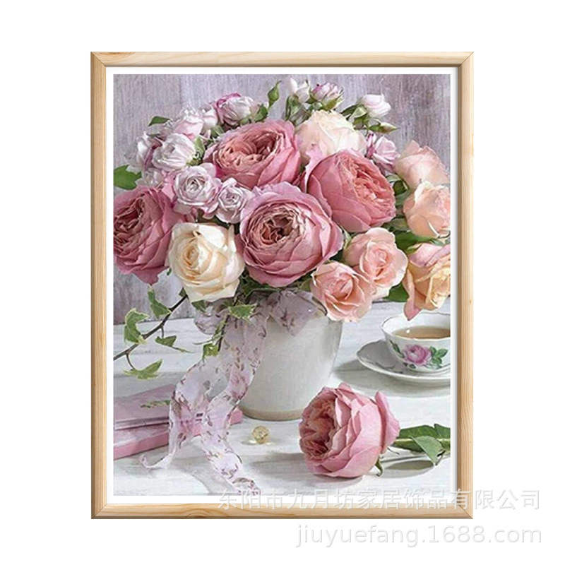 5D алмазная картина (diamond painting) 30×40 см, подсолнух/тигр/пейзаж, полный набор DIY