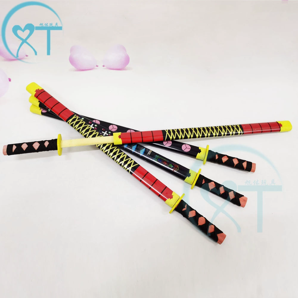 Детский игрушечный нож Деревянный нож Нож для боевых искусств Самурайский реквизит для выступлений Меч дракона Тренировочный нож Живописное место Храм Ярмарка Стенд Горячая распродажа