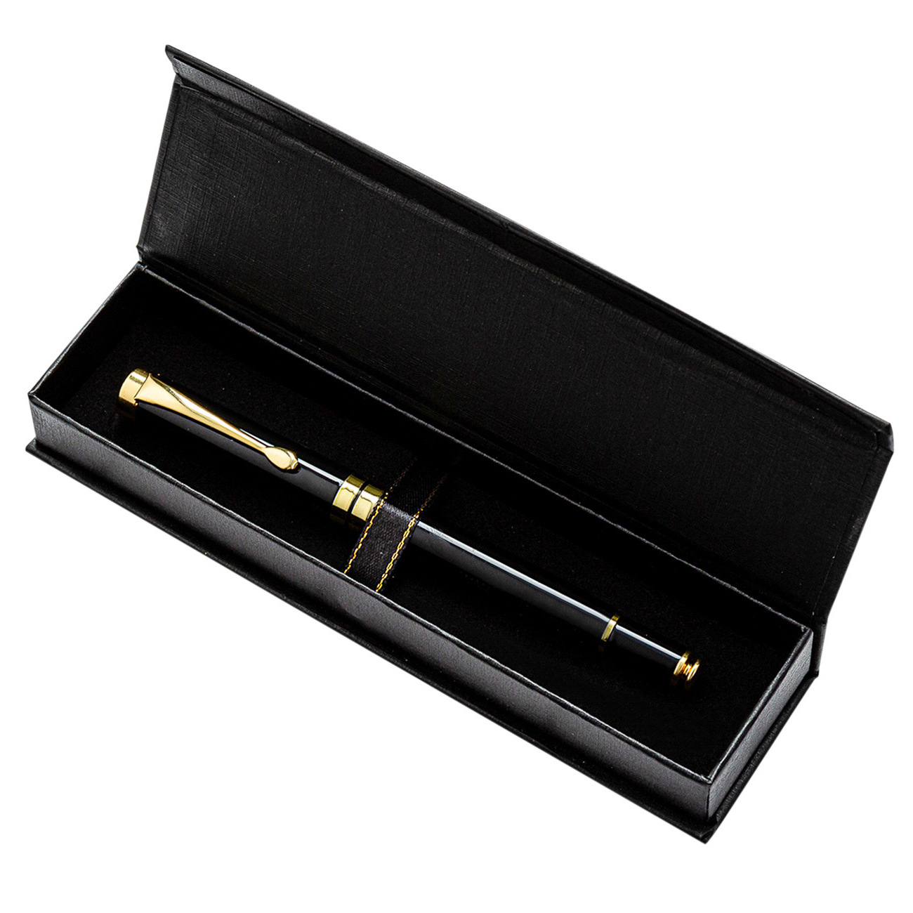 Caja de lápices al por mayor de fábrica caja de papelería de succión magnética caja de regalo de publicidad de negocios impresión logo Flip caja de lápices de alta gama