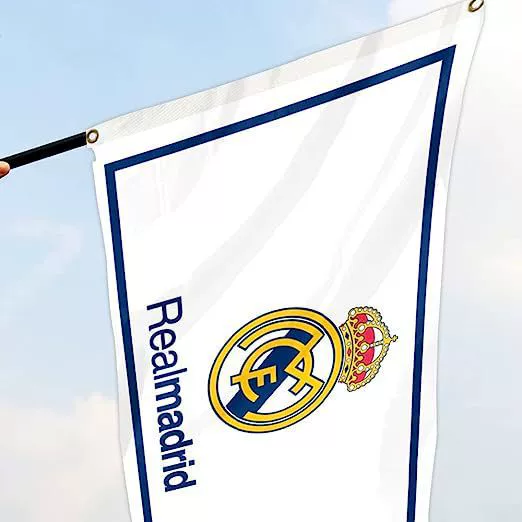 Флаг футбольного клуба Реал Мадрид Real Madrid 100D флаг 3X5 для внутренней и внешней decor