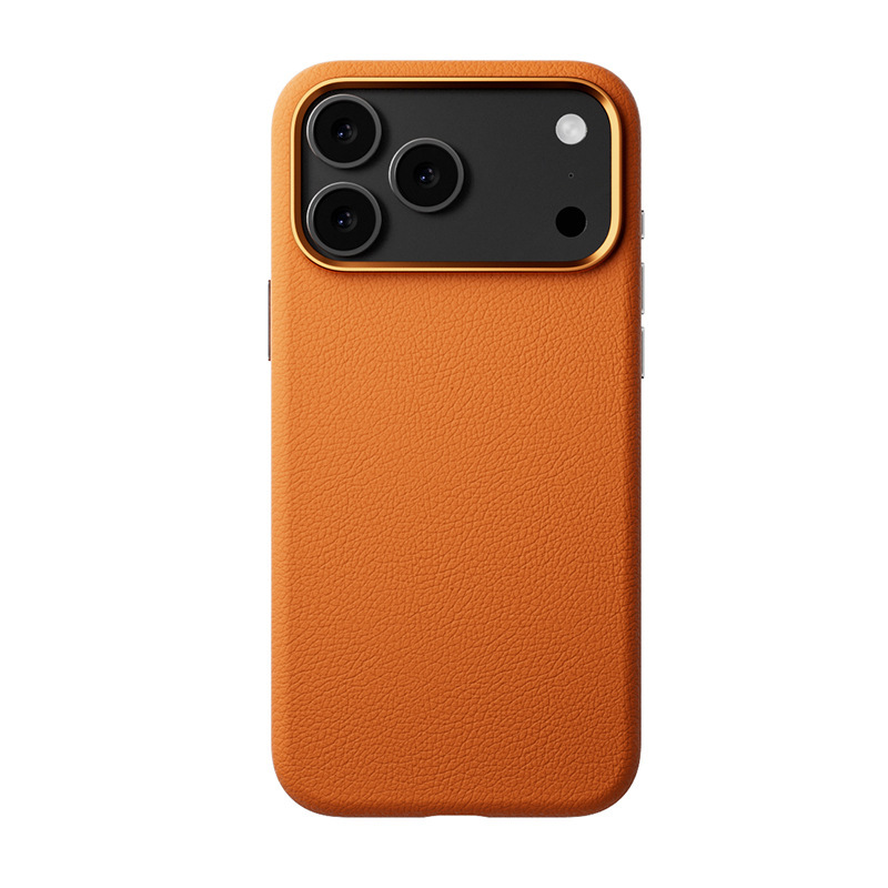 适用iPhone17Promax素皮磁吸手机壳苹果17Air拍照按键防摔保护套|undefined
