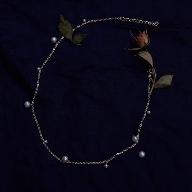 Colar de pérolas de luxo com fecho magnético para mulher_voghion.com