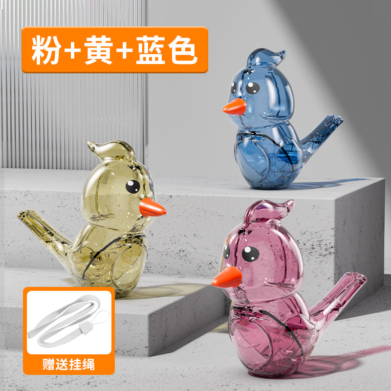 3 [투명 3 색] 호루라기 물새 보낸 끈