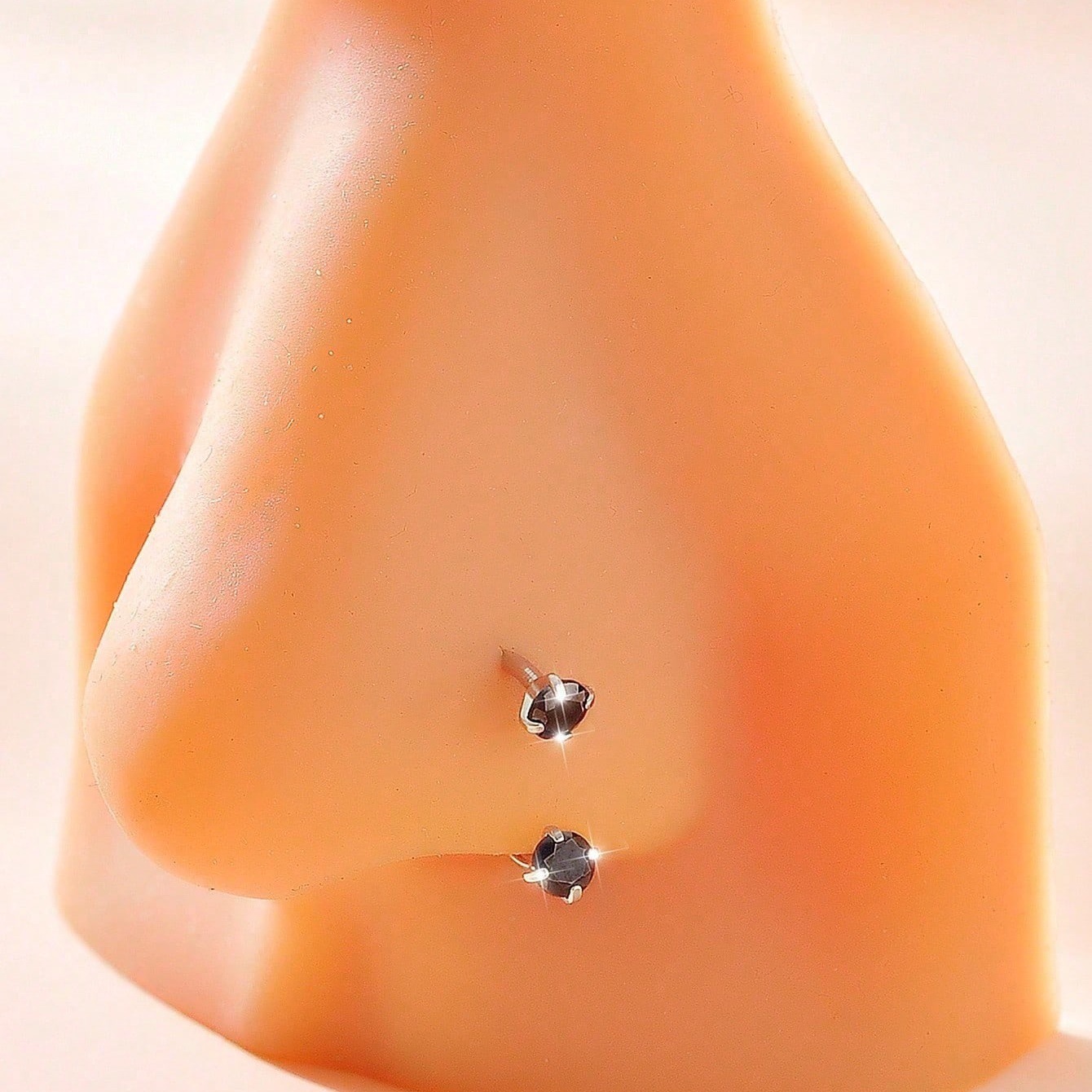 European And American Cross-Border Personality Stainless Steel Horseshoe Ring Body Piercing U-Shaped Double-Headed_voghion.com