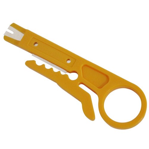 Wire stripper Small wire stripper Wire crimping tool Network wire crimping pliers Small yellow knife crimping tool 