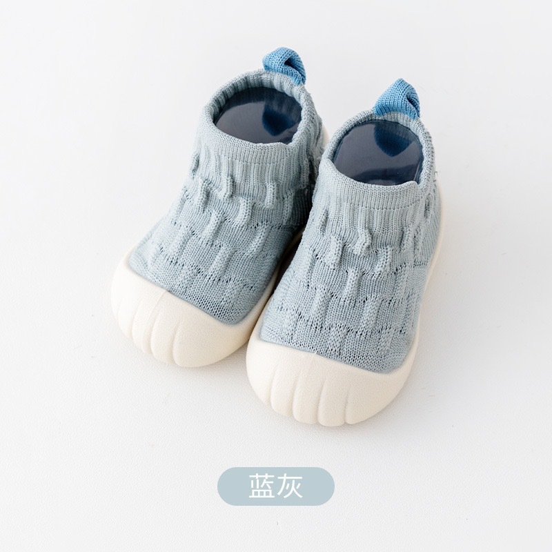 Zapatos de piso para bebés primavera y otoño nuevos zapatos de piso suave para bebés de color sólido zapatos para niños y niñas
