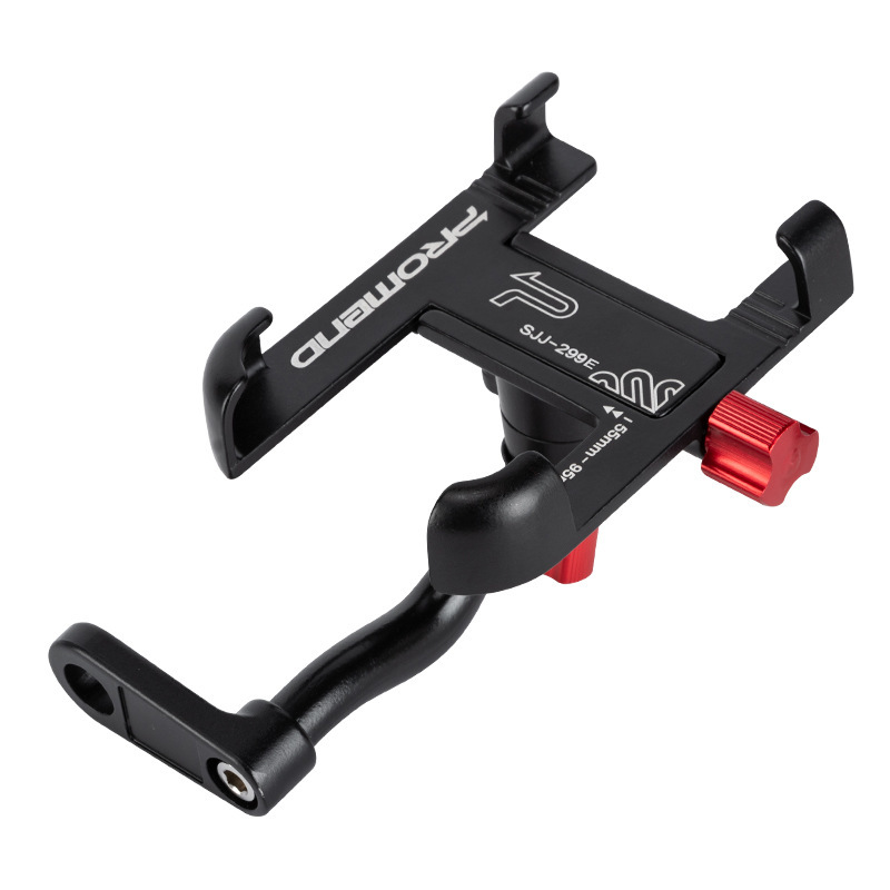 Soporte de teléfono móvil de motocicleta PROMEND ajuste giratorio Bicicleta Vehículo eléctrico navegación aleación de aluminio soporte de teléfono móvil