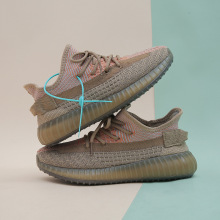 2022真爆椰子鞋男女同款地球棕休闲跑步男女透气韩版运动鞋350V1