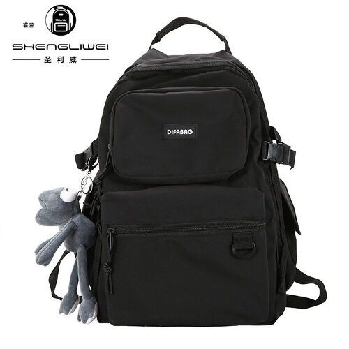  New School Bags for Women Korean Version High School College Students Computer Backpacks Junior High School Students Large Capacity Travel Backpacks for Men