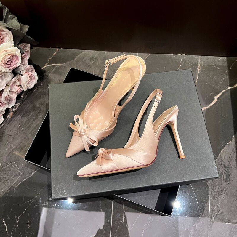 Bow-Tie Style Spring/Summer High-Heeled Vacation Sandals 2026, Cool and Comfortable Beach Niche High-Heeled Sandals, Satin Comfort Bow-Tie Style Spring/Summer High-Heeled Vacation Sandals 2026, Cool and Comfortable Beach Niche High-Heeled Sandals, Satin Comfort