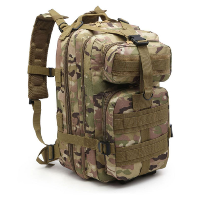 Mochila táctica al aire libre viaje de montaña mochila camuflaje campamento montar hombres y mujeres campamento de verano ataque 3P bolsa