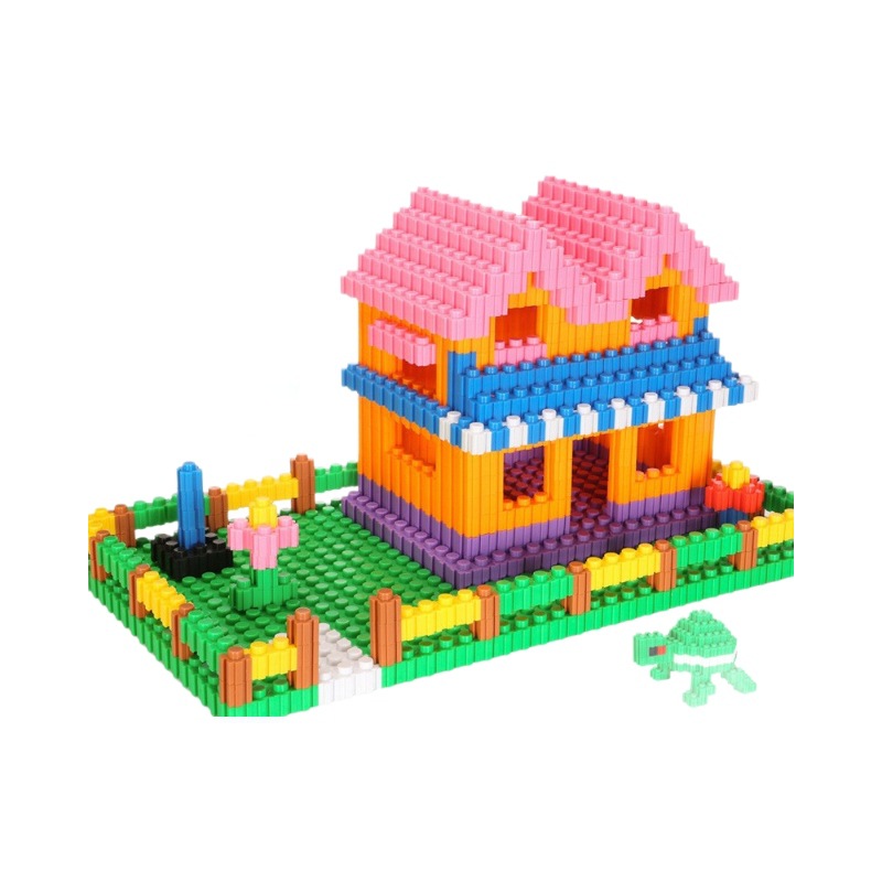 Juguetes educativos para niños Variedad de bloques de construcción de diamantes Pequeñas partículas ensambladas de plástico Desarrollo intelectual niña niño jardín de infantes