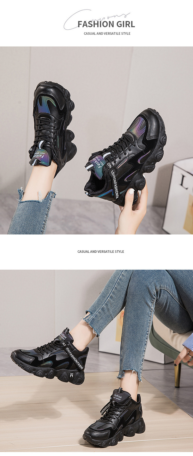 Women's Sports Shoes - Style 3