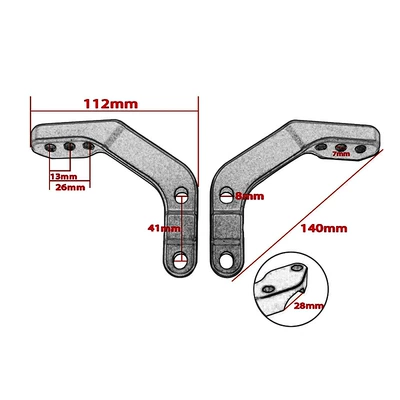Cap Hand Guard Bracket | Other Electric Vehicle Accessories