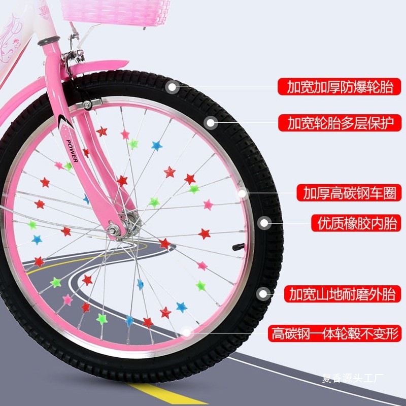 Nueva bicicleta para niños 6-8-12-15 años niña princesa modelo niño medio y grande bicicleta de escuela primaria