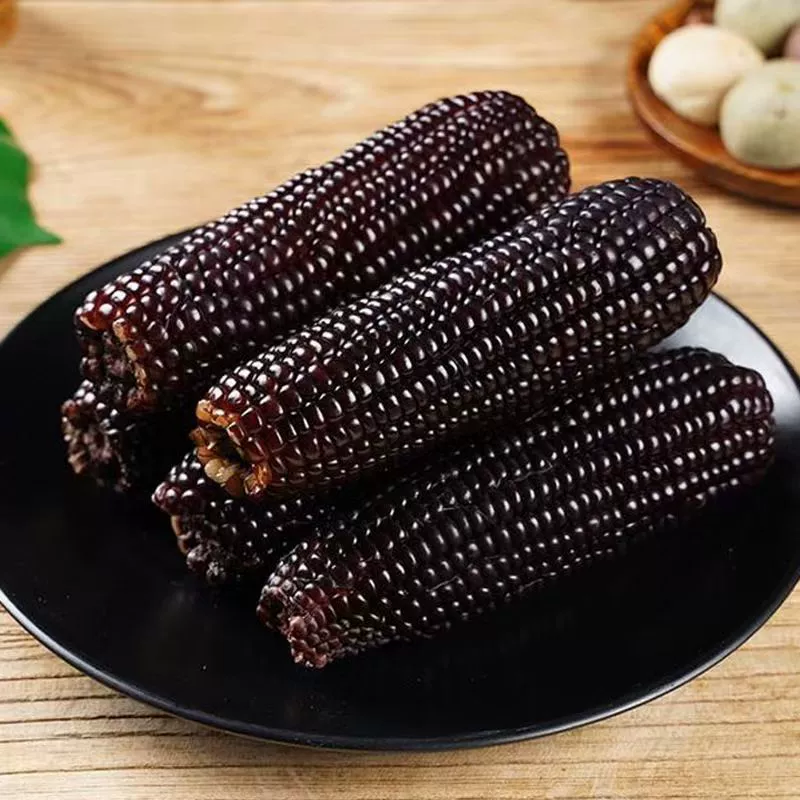 Свежая органическая пурпурно-черная клейкая кукуруза сладкая клейкая прицветная рисовая упаковка для завтрака